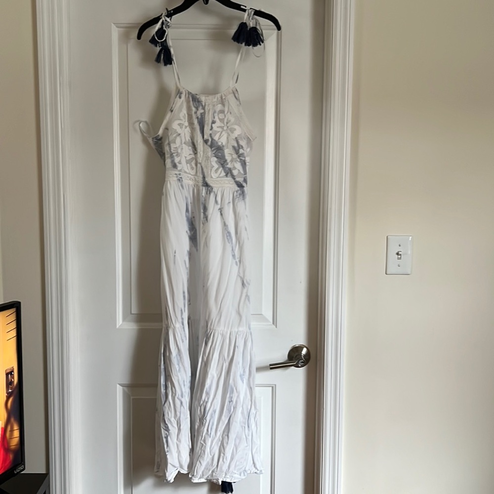 Tie dye beach dress